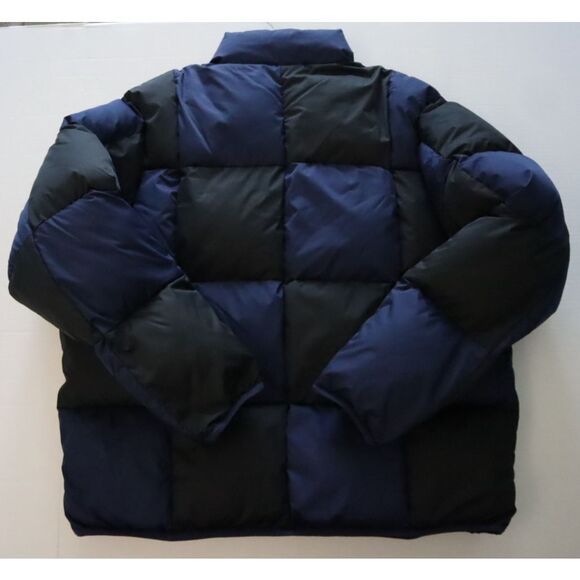 Nike FZ0865-410 Men's Sz XL Blue/Black Checkered Therma-FIT Puffer Jacket - Picture 14 of 16